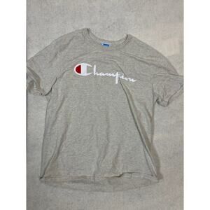 Vintage Kids Champion Tee Boys XL Grey 90's